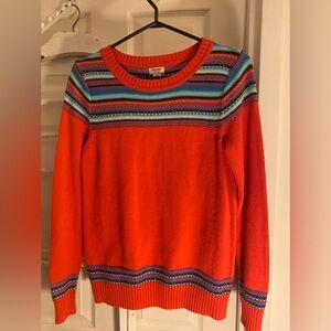 Mossimo Nordic style red sweater